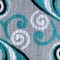 Flash Furniture Turquoise 2' x 3' Distressed Abstract Area Rug OKR-RG1100-23-TQ-GG - alternate 6